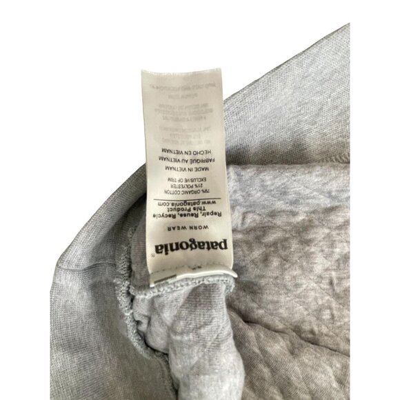 Patagonia Organic Cotton Quilt Snap-T Pullover Sweater Drifter Grey w/quartz coa - Picture 8 of 8